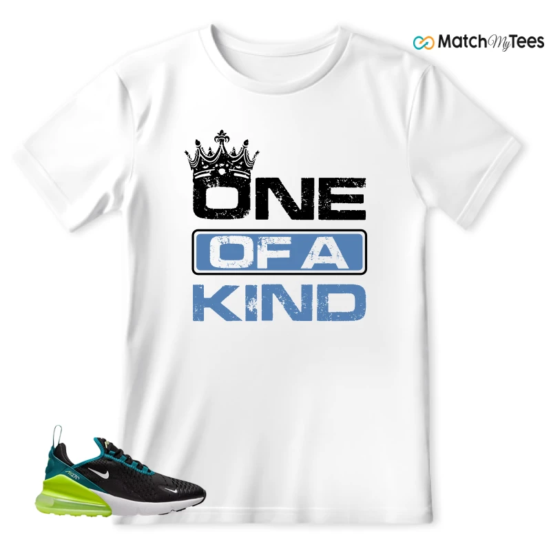 NIKE AIR MAX 270 BLACK BRIGHT SPRUCE BARELY VOLT (GS) SNEAKER Matching Tees t-shirt