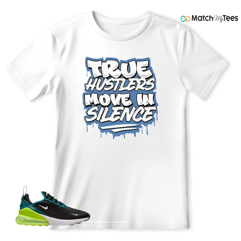 NIKE AIR MAX 270 BLACK BRIGHT SPRUCE BARELY VOLT (GS) SNEAKER Matching Tees t-shirt