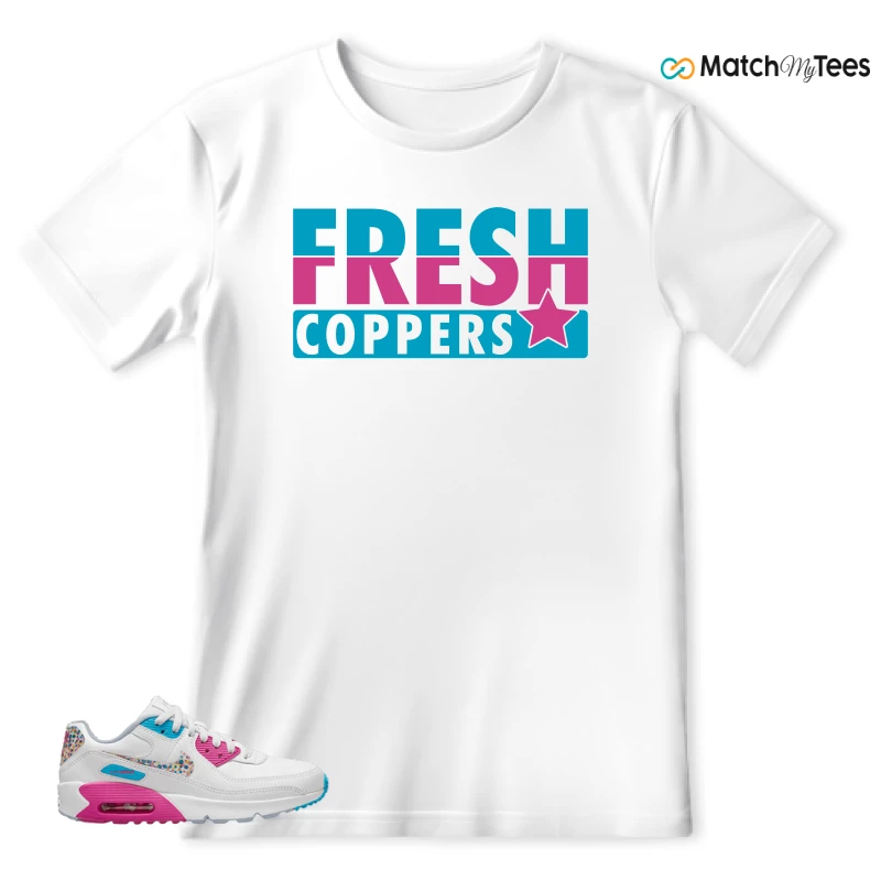 NIKE AIR MAX 90 LEATHER SE BRIGHT COLORS SNEAKER Matching Tees t-shirt