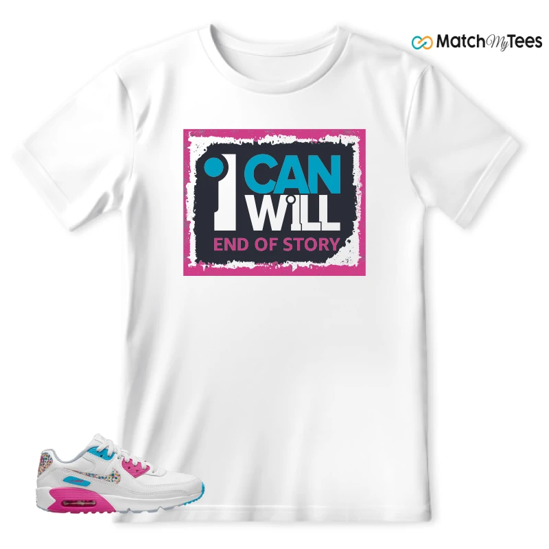 NIKE AIR MAX 90 LEATHER SE BRIGHT COLORS SNEAKER Matching Tees T-shirt for Men