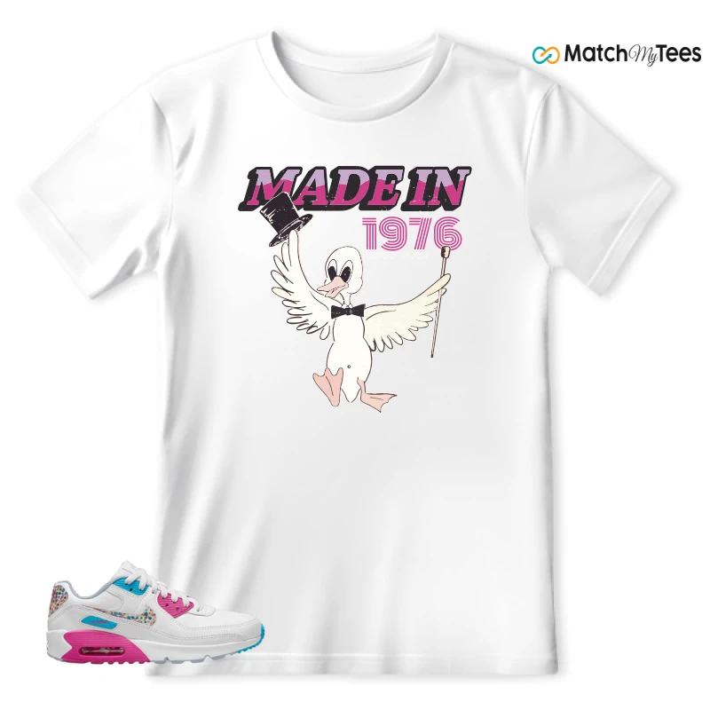 NIKE AIR MAX 90 LEATHER SE BRIGHT COLORS SNEAKER Matching Tees t-shirt