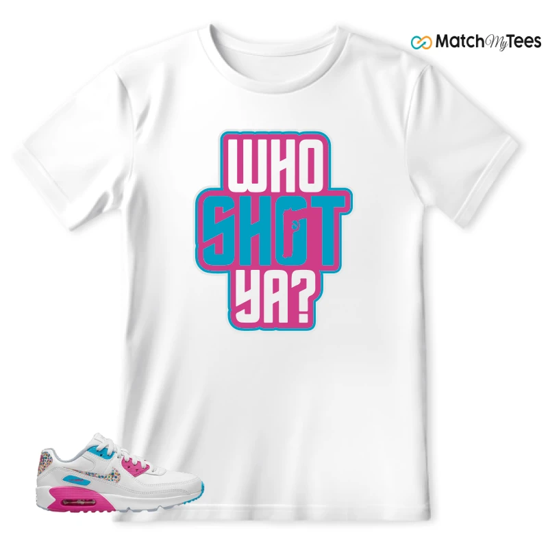 NIKE AIR MAX 90 LEATHER SE BRIGHT COLORS SNEAKER Matching Tees t-shirt