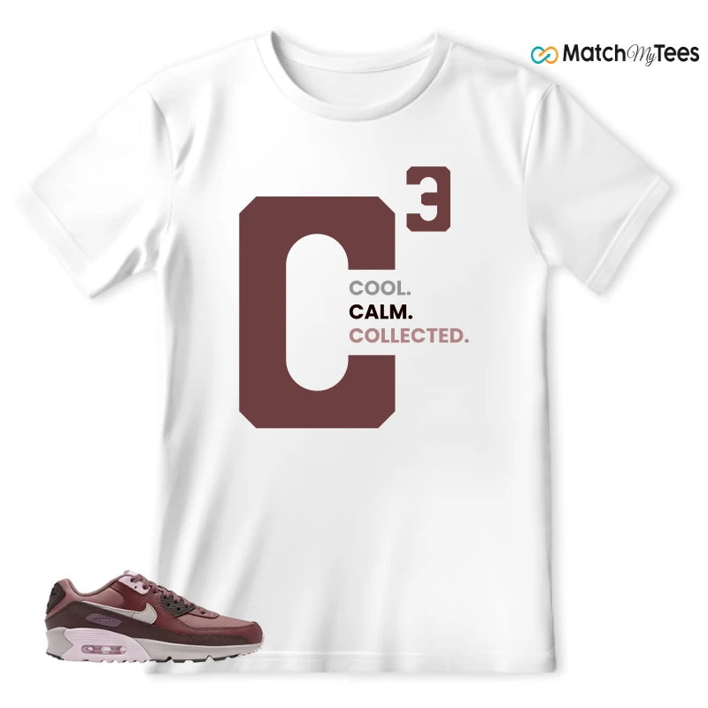 NIKE AIR MAX 90 LEATHER SMOKEY MAUVE EARTH SNEAKER Matching Tees t-shirt