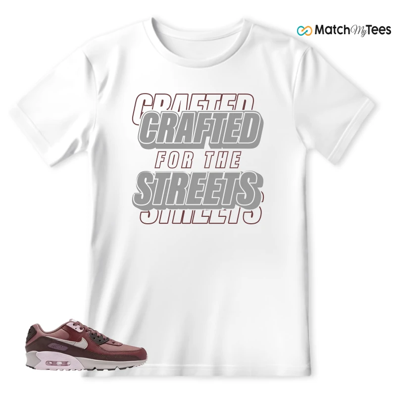 NIKE AIR MAX 90 LEATHER SMOKEY MAUVE EARTH SNEAKER Matching Tees t-shirt