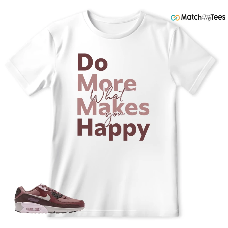 NIKE AIR MAX 90 LEATHER SMOKEY MAUVE EARTH SNEAKER Matching Tees t-shirt