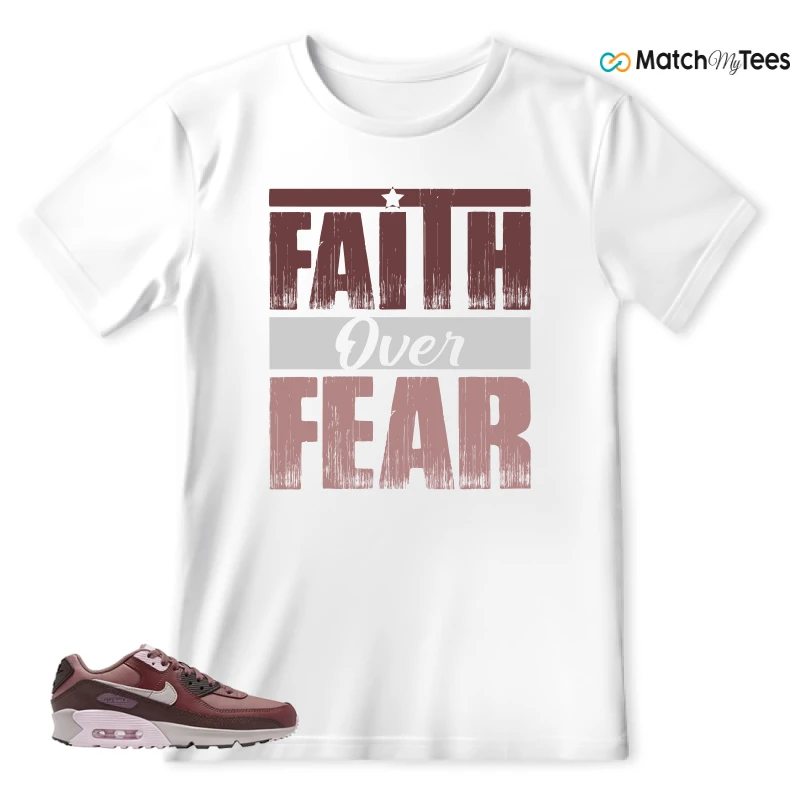 NIKE AIR MAX 90 LEATHER SMOKEY MAUVE EARTH SNEAKER Matching Tees t-shirt