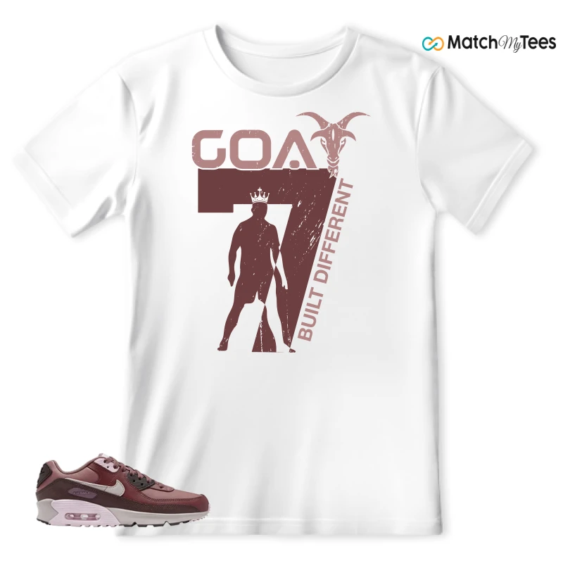 NIKE AIR MAX 90 LEATHER SMOKEY MAUVE EARTH SNEAKER Matching Tees t-shirt