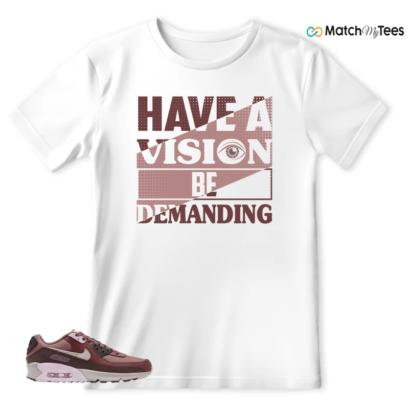 NIKE AIR MAX 90 LEATHER SMOKEY MAUVE EARTH SNEAKER Matching Tees t-shirt