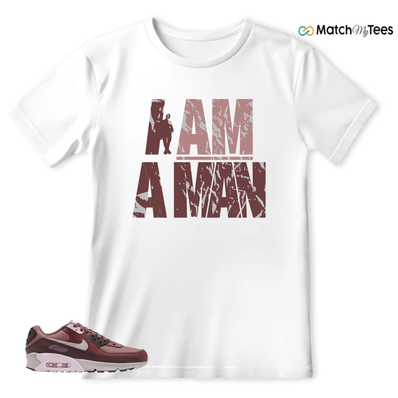 NIKE AIR MAX 90 LEATHER SMOKEY MAUVE EARTH SNEAKER Matching Tees t-shirt