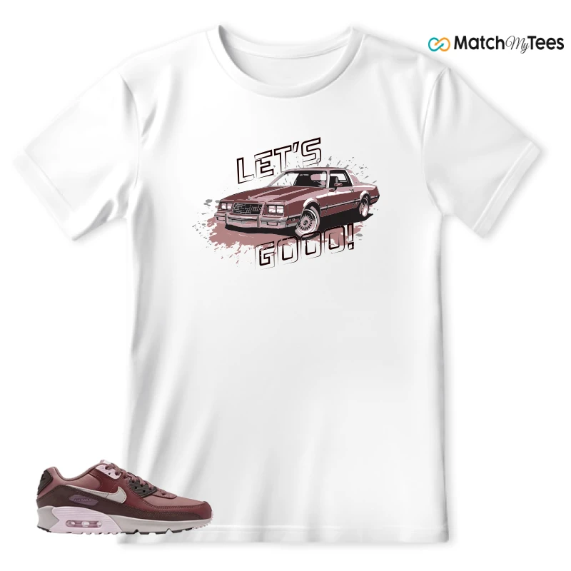 NIKE AIR MAX 90 LEATHER SMOKEY MAUVE EARTH SNEAKER Matching Tees t-shirt