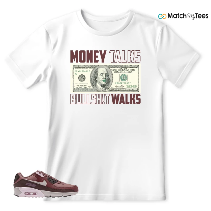 NIKE AIR MAX 90 LEATHER SMOKEY MAUVE EARTH SNEAKER Matching Tees t-shirt