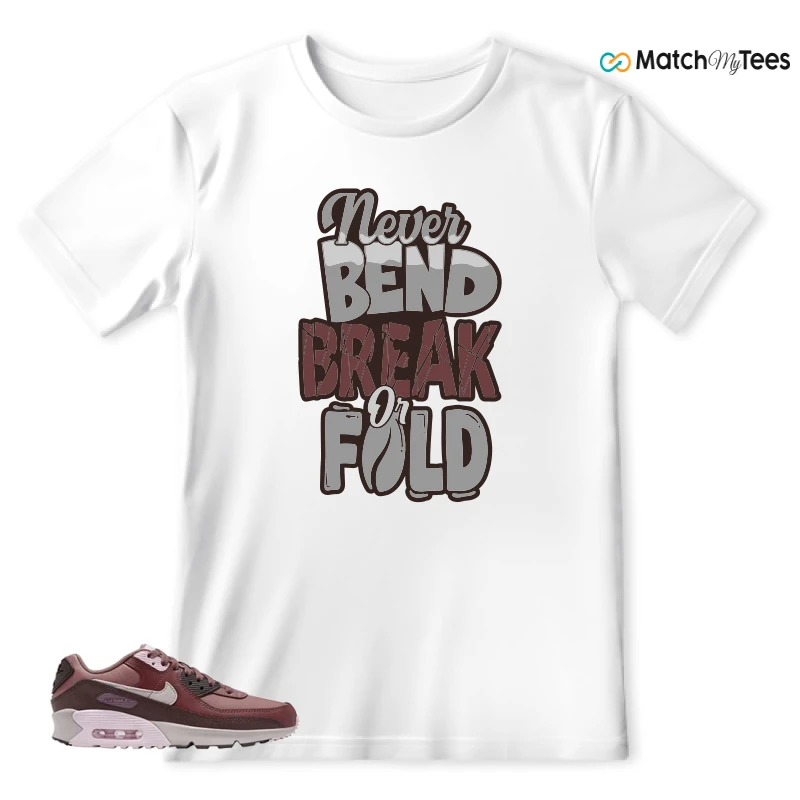 NIKE AIR MAX 90 LEATHER SMOKEY MAUVE EARTH SNEAKER Matching Tees T-shirt for Men