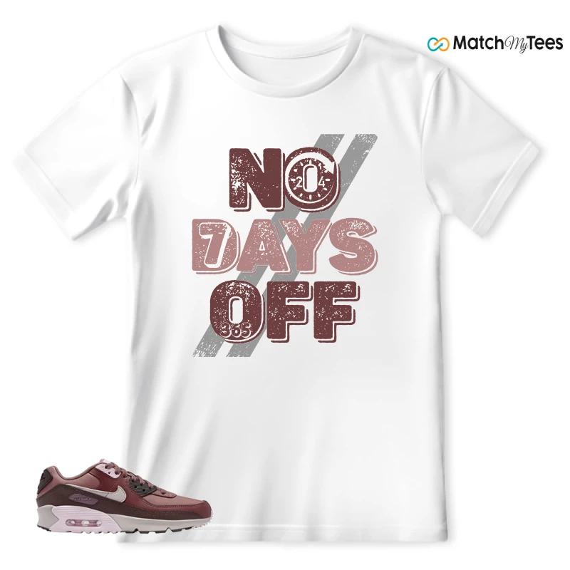 NIKE AIR MAX 90 LEATHER SMOKEY MAUVE EARTH SNEAKER Matching Tees t-shirt