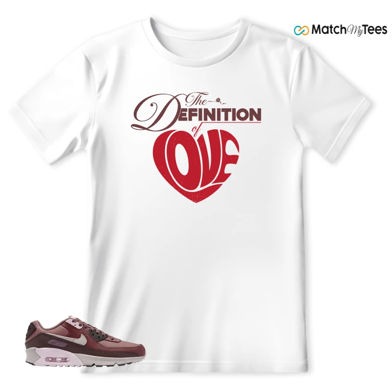 NIKE AIR MAX 90 LEATHER SMOKEY MAUVE EARTH SNEAKER Matching Tees t-shirt