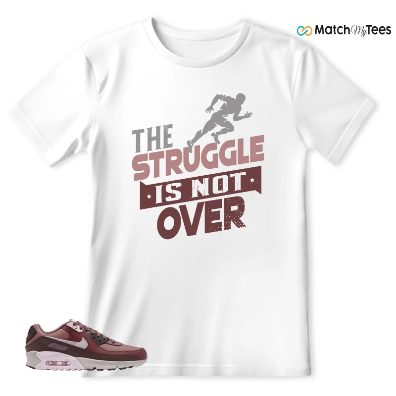 NIKE AIR MAX 90 LEATHER SMOKEY MAUVE EARTH SNEAKER Matching Tees t-shirt
