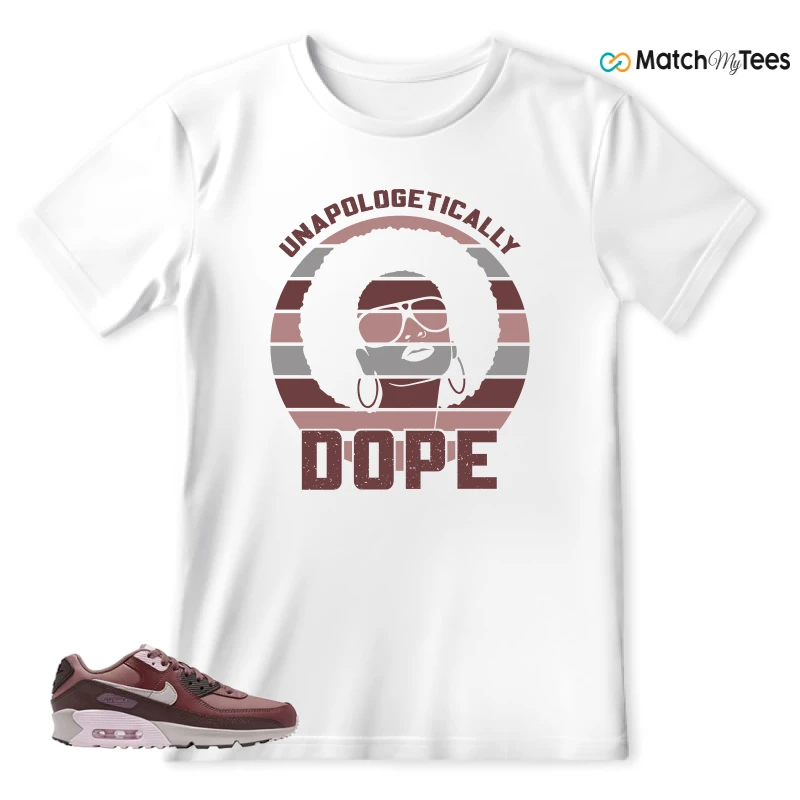 NIKE AIR MAX 90 LEATHER SMOKEY MAUVE EARTH SNEAKER Matching Tees t-shirt