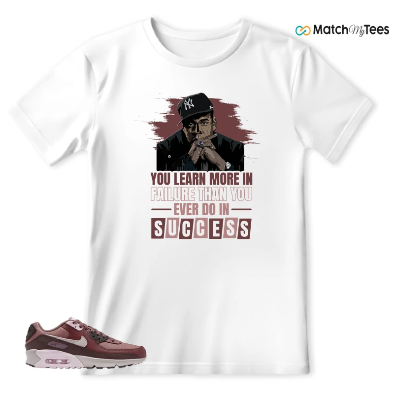 NIKE AIR MAX 90 LEATHER SMOKEY MAUVE EARTH SNEAKER Matching Tees t-shirt