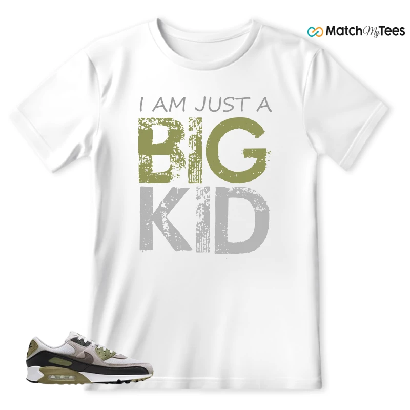 NIKE AIR MAX 90 LIGHT BONE NEUTRAL OLIVE SNEAKER Matching Tees t-shirt