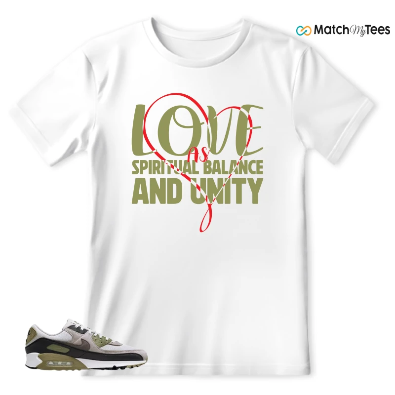 NIKE AIR MAX 90 LIGHT BONE NEUTRAL OLIVE SNEAKER Matching Tees t-shirt