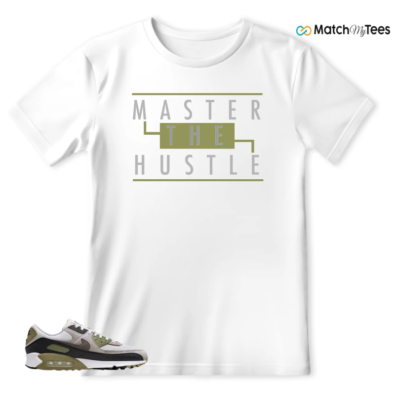 NIKE AIR MAX 90 LIGHT BONE NEUTRAL OLIVE SNEAKER Matching Tees t-shirt