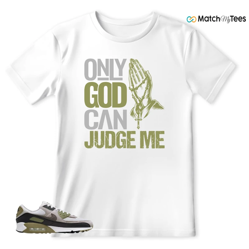 NIKE AIR MAX 90 LIGHT BONE NEUTRAL OLIVE SNEAKER Matching Tees t-shirt