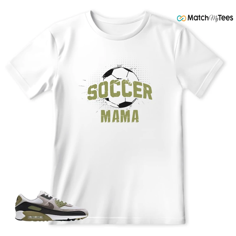 NIKE AIR MAX 90 LIGHT BONE NEUTRAL OLIVE SNEAKER Matching Tees t-shirt