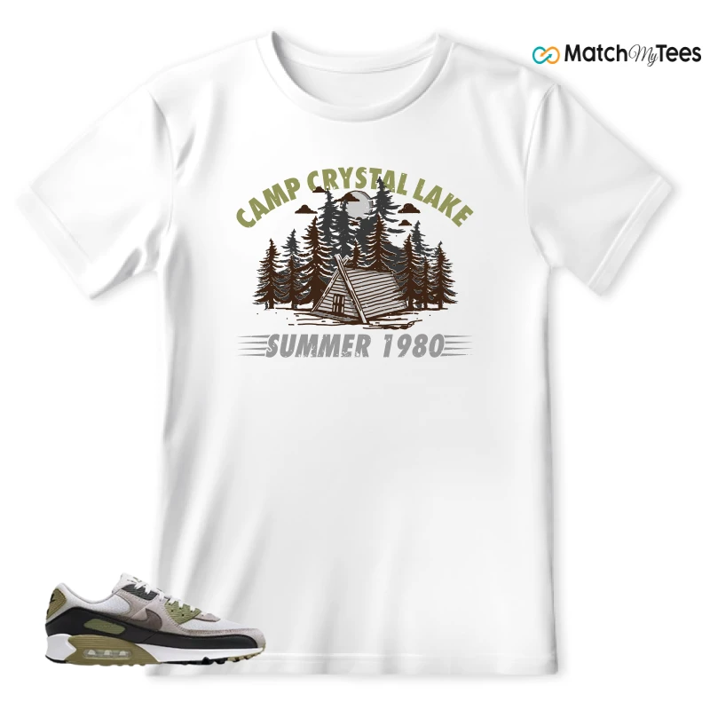 NIKE AIR MAX 90 LIGHT BONE NEUTRAL OLIVE SNEAKER Matching Tees t-shirt