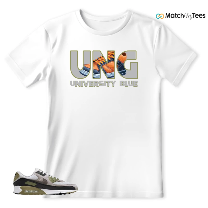 NIKE AIR MAX 90 LIGHT BONE NEUTRAL OLIVE SNEAKER Matching Tees t-shirt