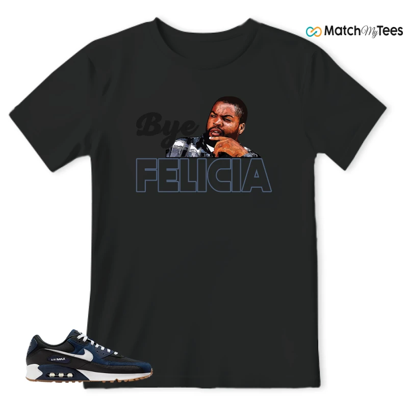 NIKE AIR MAX 90 MIDNIGHT NAVY GUM SNEAKER Matching Tees t-shirt
