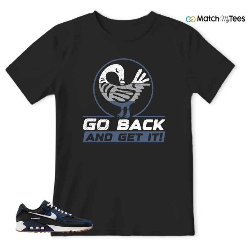 NIKE AIR MAX 90 MIDNIGHT NAVY GUM SNEAKER Matching Tees t-shirt
