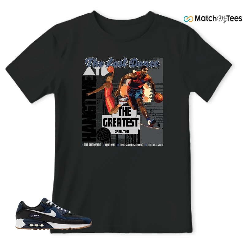 NIKE AIR MAX 90 MIDNIGHT NAVY GUM SNEAKER Matching Tees t-shirt