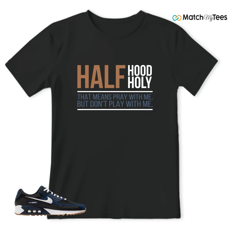 NIKE AIR MAX 90 MIDNIGHT NAVY GUM SNEAKER Matching Tees t-shirt