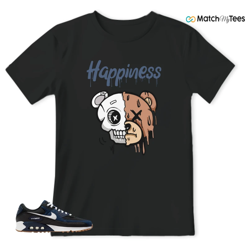NIKE AIR MAX 90 MIDNIGHT NAVY GUM SNEAKER Matching Tees t-shirt