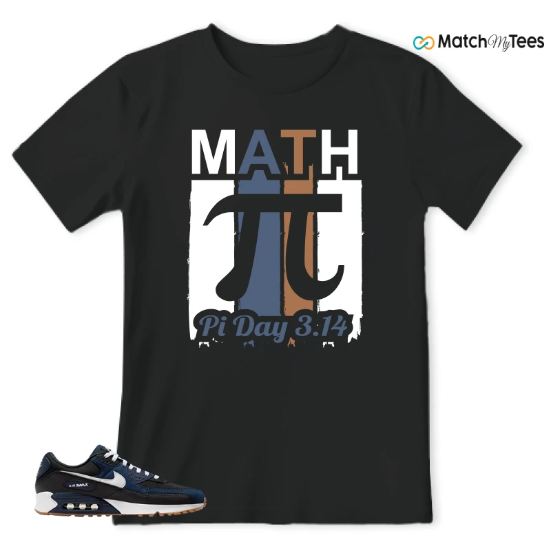 NIKE AIR MAX 90 MIDNIGHT NAVY GUM SNEAKER Matching Tees t-shirt