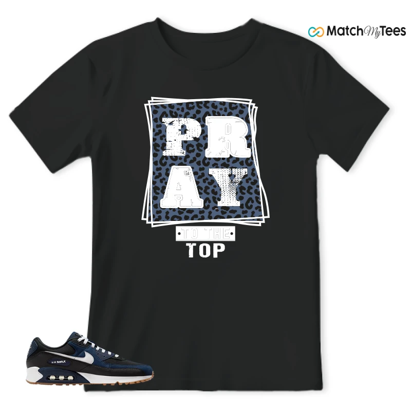 NIKE AIR MAX 90 MIDNIGHT NAVY GUM SNEAKER Matching Tees t-shirt