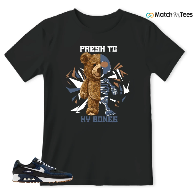 NIKE AIR MAX 90 MIDNIGHT NAVY GUM SNEAKER Matching Tees t-shirt
