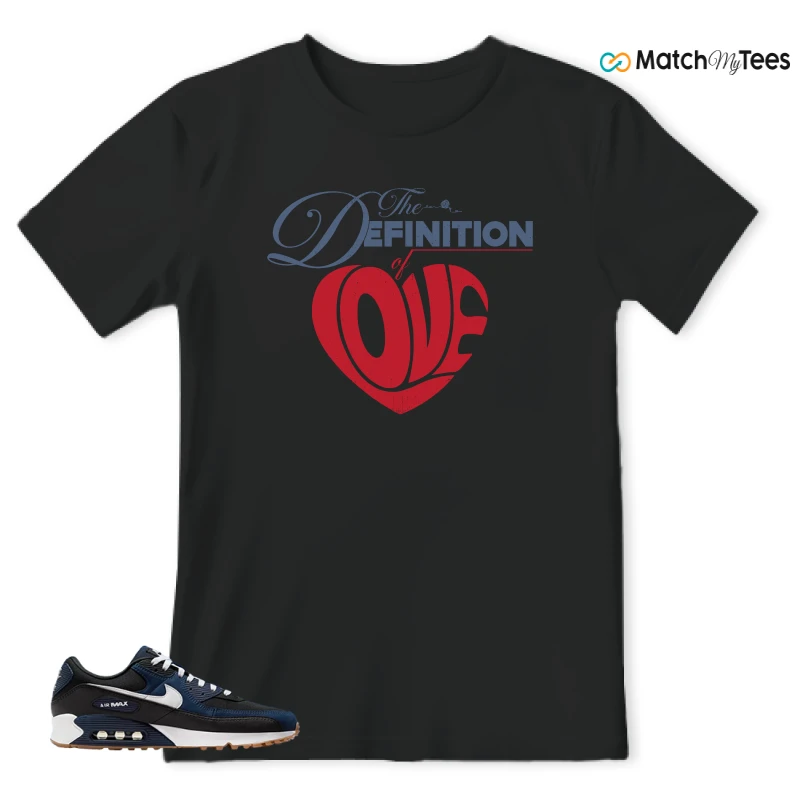 NIKE AIR MAX 90 MIDNIGHT NAVY GUM SNEAKER Matching Tees t-shirt