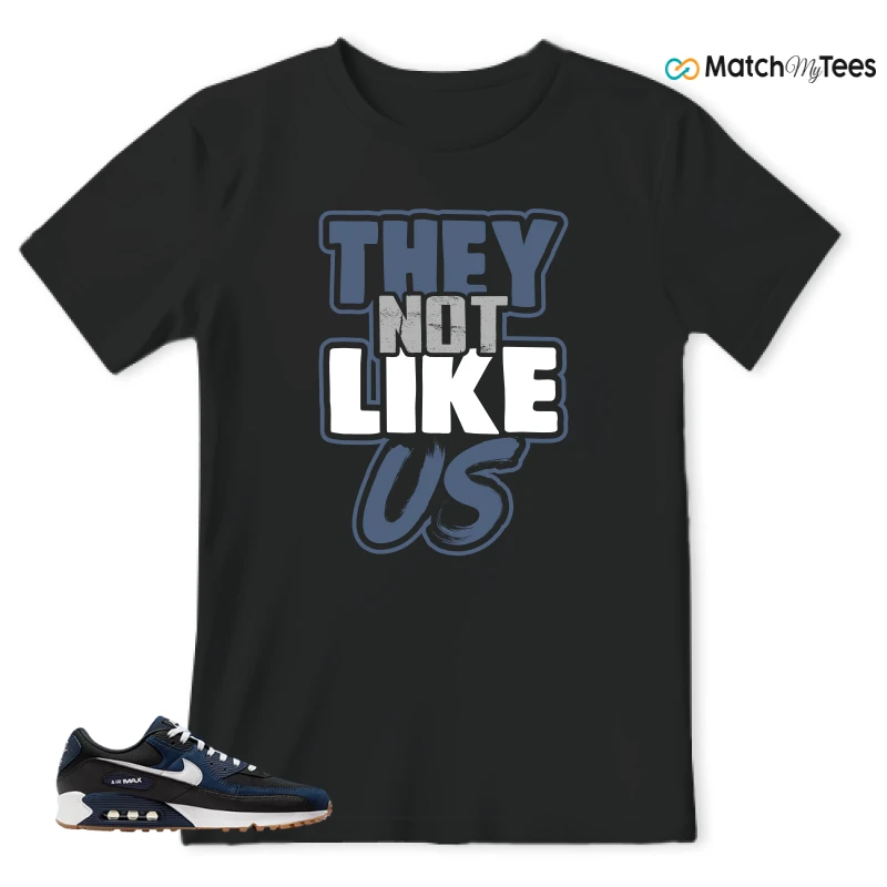 NIKE AIR MAX 90 MIDNIGHT NAVY GUM SNEAKER Matching Tees t-shirt