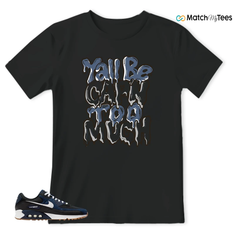 NIKE AIR MAX 90 MIDNIGHT NAVY GUM SNEAKER Matching Tees t-shirt