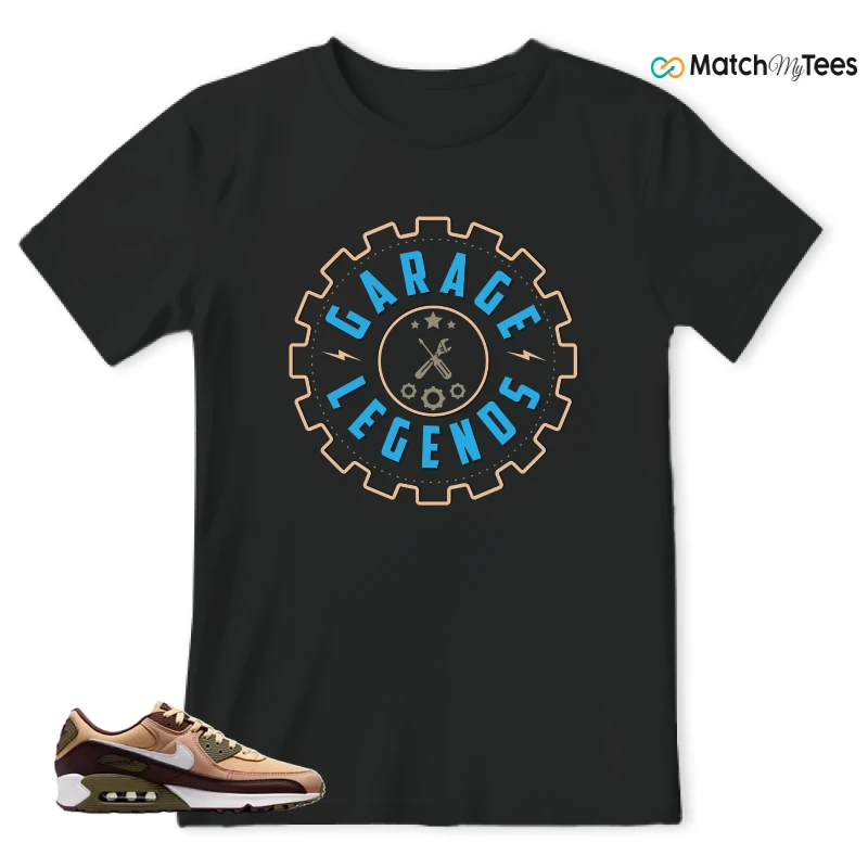 NIKE AIR MAX 90 SESAME EARTH SNEAKER Matching Tees t-shirt