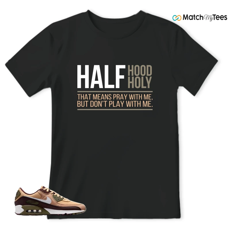 NIKE AIR MAX 90 SESAME EARTH SNEAKER Matching Tees t-shirt