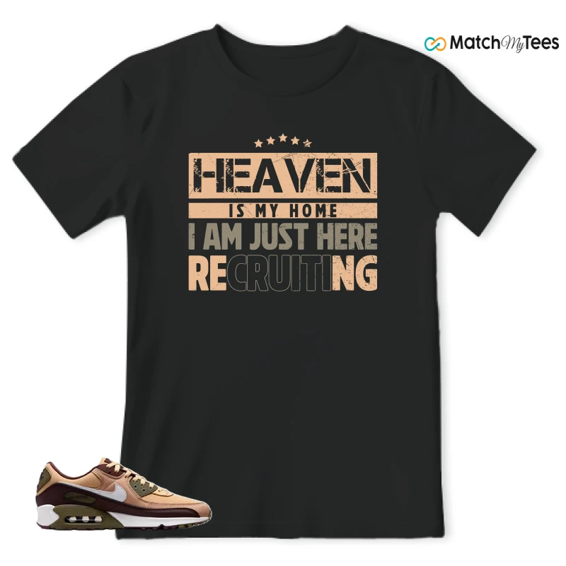 NIKE AIR MAX 90 SESAME EARTH SNEAKER Matching Tees t-shirt