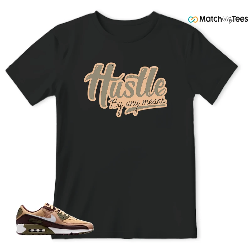 NIKE AIR MAX 90 SESAME EARTH SNEAKER Matching Tees t-shirt