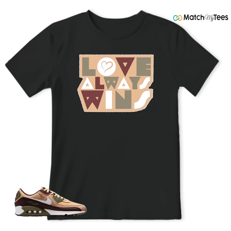 NIKE AIR MAX 90 SESAME EARTH SNEAKER Matching Tees t-shirt