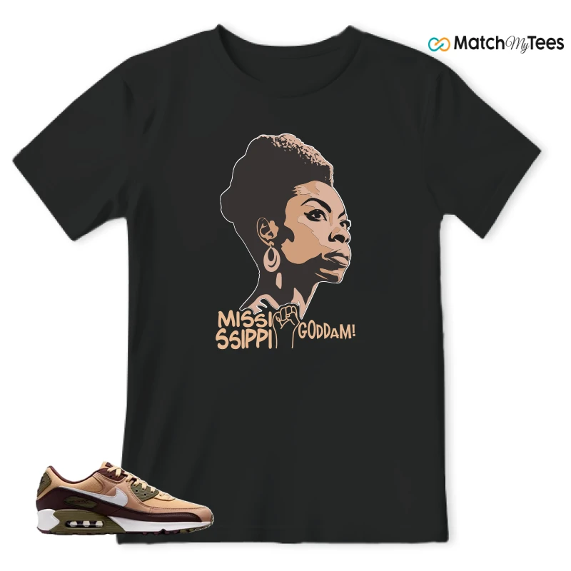NIKE AIR MAX 90 SESAME EARTH SNEAKER Matching Tees t-shirt