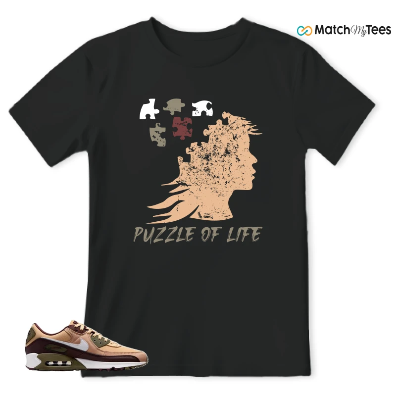 NIKE AIR MAX 90 SESAME EARTH SNEAKER Matching Tees t-shirt