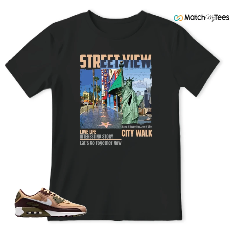 NIKE AIR MAX 90 SESAME EARTH SNEAKER Matching Tees t-shirt