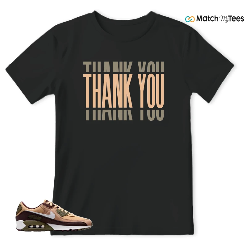 NIKE AIR MAX 90 SESAME EARTH SNEAKER Matching Tees t-shirt
