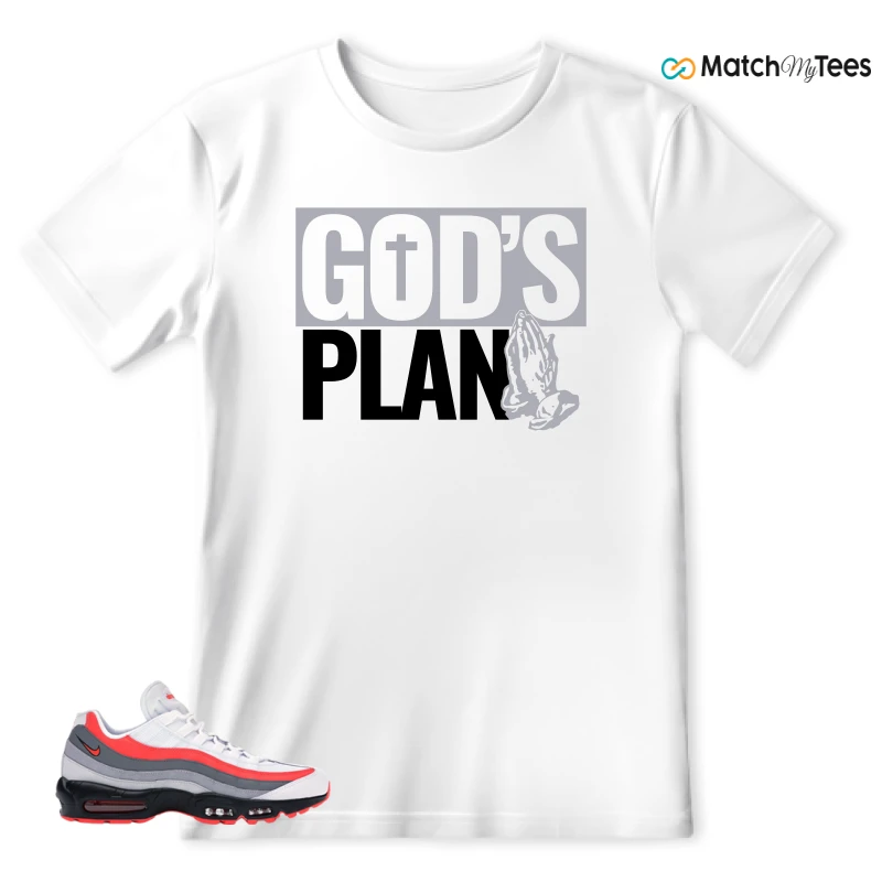 God's Plan White matching T-shirt T-shirt
