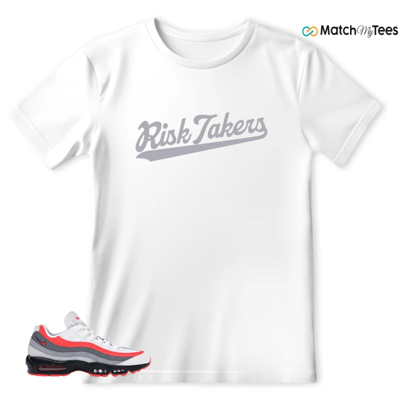 Risk Takers White matching T-shirt T-shirt